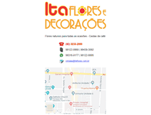 Tablet Screenshot of itaflores.com.br